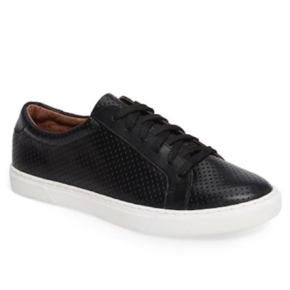 [Caslon] NEW IN BOX✨Black Leather Lace Up Sneakers - Picture 7 of 8